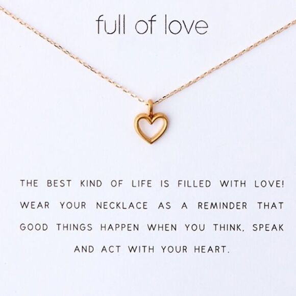 NWT Dogeared Sterling Silver Full of Love Necklace - Picture 3 of 3